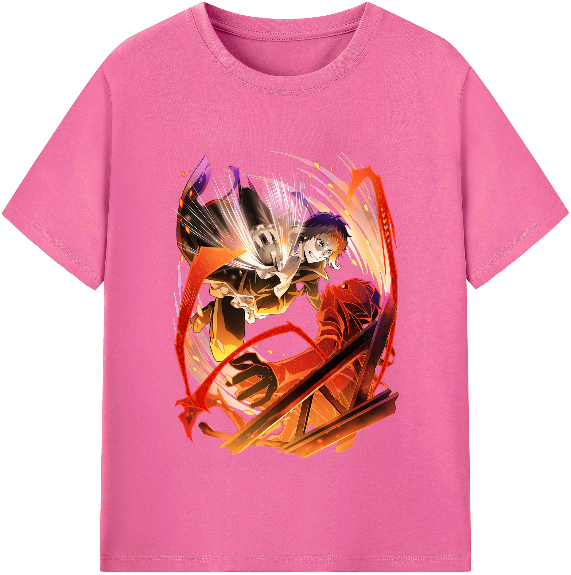 （画像用） 文豪ストレイドッグス Bungo Stray Dogs レディースカジュアルプリントTシャツ（綿100％）
